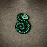 Skeleton Snake phosphorescent