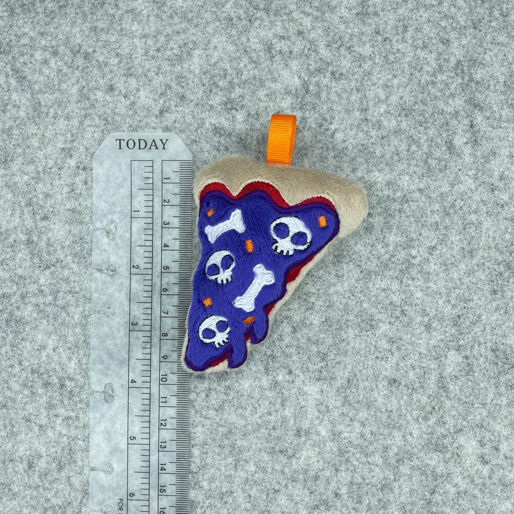 Spooky Pizza Slice avec règle